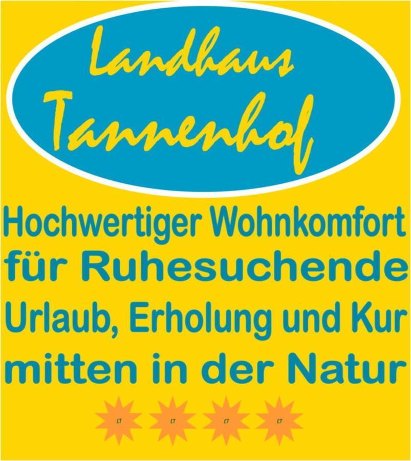 Ferienwohnungen Landhaus Tannenhof Bischofsgrün Exterior foto